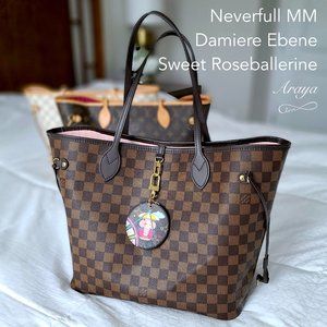 Louis Vuitton Neverfull MM Damier Ebene.